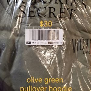 Victoria Secret olive green / army green hoodie